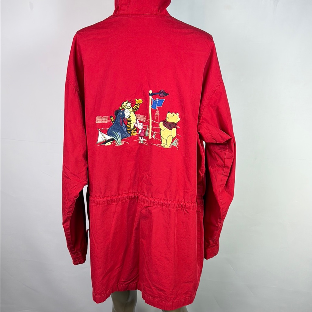 The Disney Store Winnie The Pooh Misty Cove Raincoat All Weather Women’s Size L